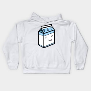 Kawaii Japanese Milk Box Kids Hoodie